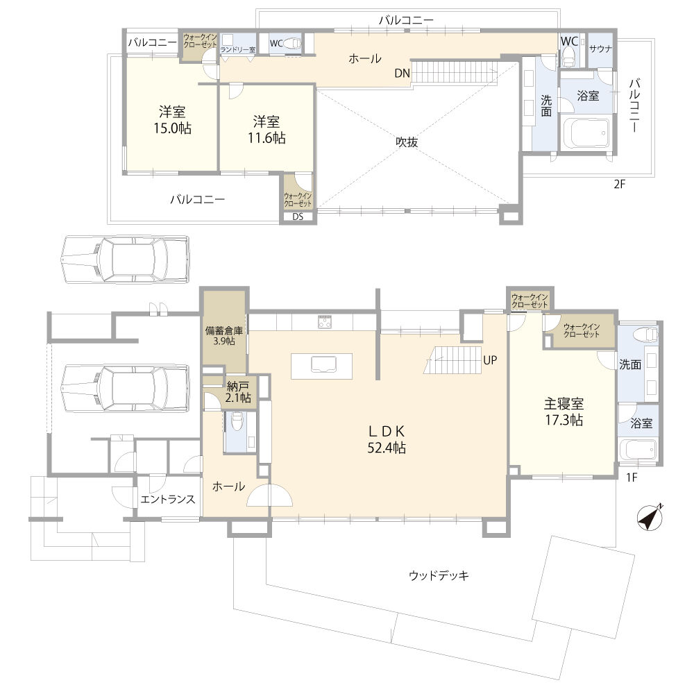 間取り図＿南原三の通り建売